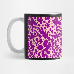 Violet shapes Mug